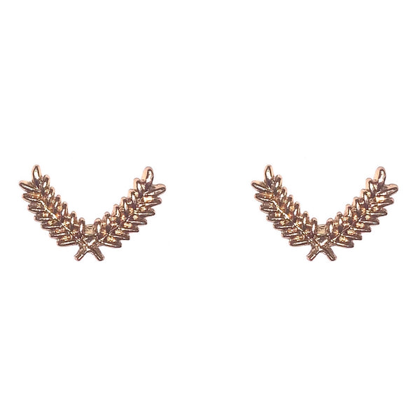 Criss-cross Leaves Collar Pin (Set of 2)