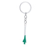 Green Onion Scallion Metal Vegetables Keychain