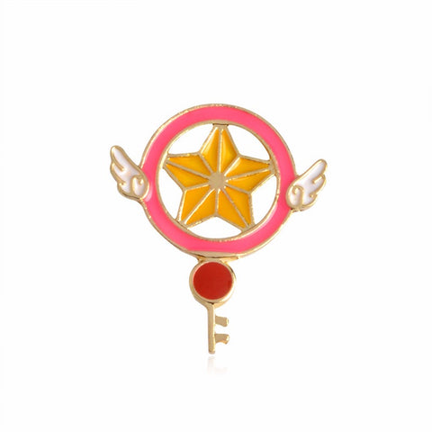 Star Wings Magic Stick Pin Brooch