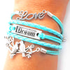 Love Dream Pigeons Multilayer Wristband