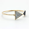 Two Triangles Marble Bracelet