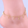 Leaves Dangle Charms Anklet