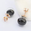 Double Sided Glass Earrings