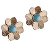 Vintage Flower Brooch (Pair)