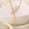 Connected Leaves Pendant Chain