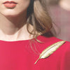 Feather Brooch Pin