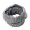 Wool & Fur Collar Scarf