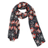 Christmas Santa Print Scarf