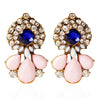 Three Drop Stud Earrings