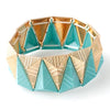 Inverted Triangles Stretch Bracelet